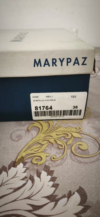 Zapatos de tacón Marypaz plateados