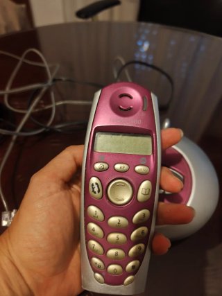 Teléfono Inalámbrico TCL Rosa y Plata