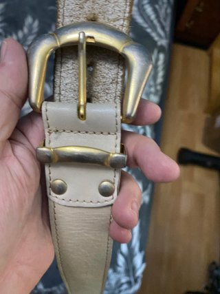 Cinturone da donna bianco da 110 cm