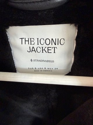 Chaquetón negro forrado
