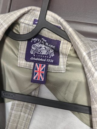 Americana Savile Row London Cuadros Talla 44L