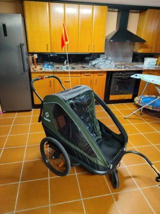 Carro bici doble hamax.