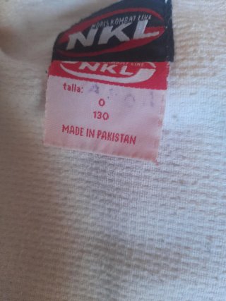 Pantalon y chaqueta de Judo.