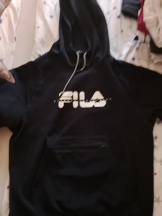 Abito sportivo Fila nero con cerniera