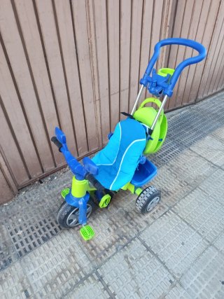 Triciclo Bebe Azul y Verde