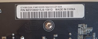 Palit GTX 1060 Dual 6GB GDDR5 Tarjeta Gráfica