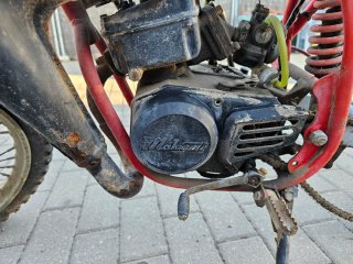 Moto Motocross Malaguti Negra/Roja