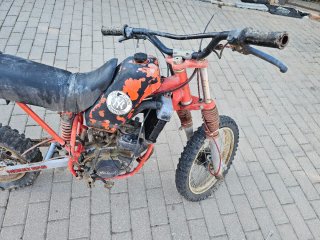 Moto Motocross Malaguti Negra/Roja