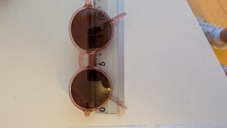 Occhiali da sole rotondi rosa per ragazze