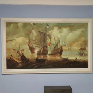 Cuadro de Barcos Antiguos