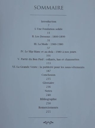L'histoire des sous-vêtements