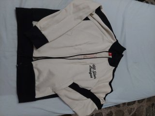 Giacca vintage uomo beige e nera