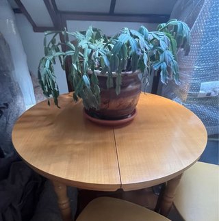 Mesa de comedor extensible de madera