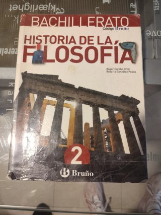 Historia de la filosofía, 2 Bachillerato