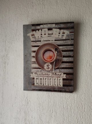 Lote de 5 cuadros decorativos, para cafetería