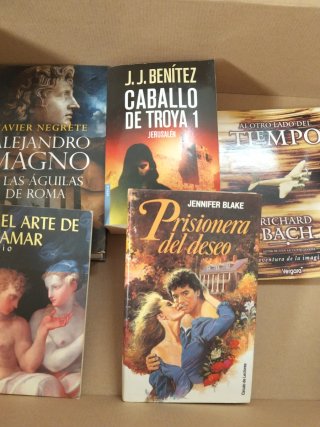Lote novelas. JJ Benítez. Oviedo. Richard Bach