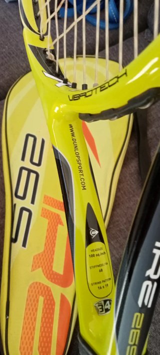 Raqueta de Tenis Dunlop Amarilla