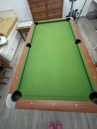 Mesa de billar americana con accesorios