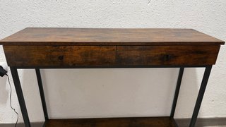 Aparador madera y metal 2 cajones