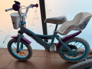 Bicicleta Frozen Niña 2 bicis