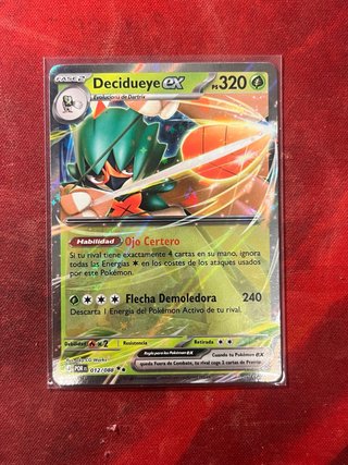 Carta Pokémon Decidueye EX 012/088