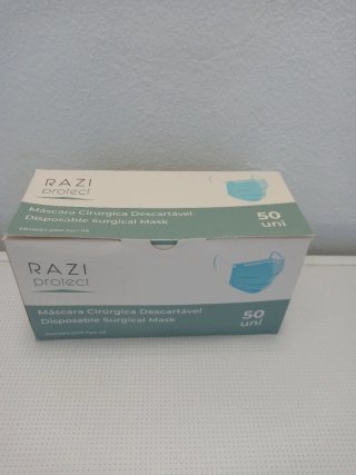 Mascarillas Quirúrgicas RAZI - 50 Unidades