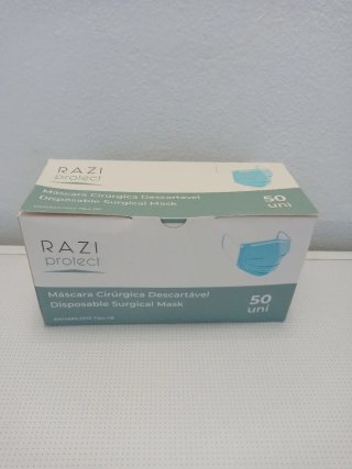 Mascarillas Quirúrgicas RAZI - 50 Unidades
