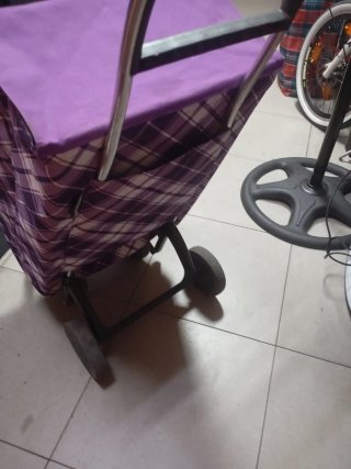 Carrito Compra 4 Ruedas Rolser Morado