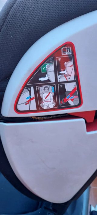 Silla coche Isofix negra