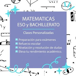 Clases particulares de matemáticas