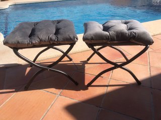 2x Reposapiés Plegables Hollyhome