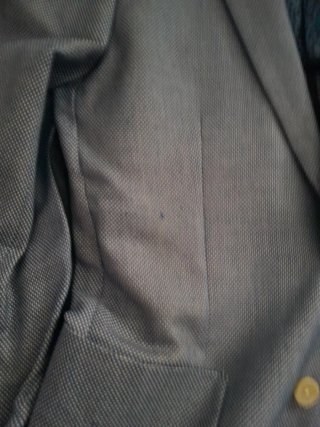 Giacca Americana Uomo Blu/Grigio