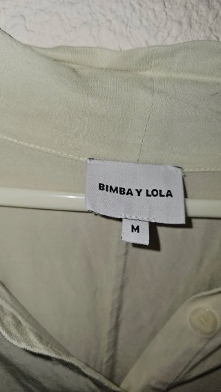 Camisa Bimba y Lola verde manga larga