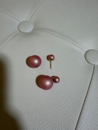 Orecchini rosa e oro