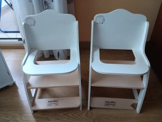 Armario y litera para muñecas Dos tronas de regalo