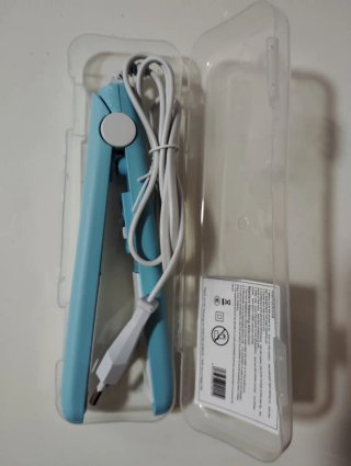 Plancha Alisadora Portátil Azul