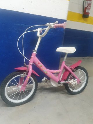 Bicicleta infantil rosa
