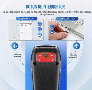 Pack Escáner Código Barras Netum + Base de carga