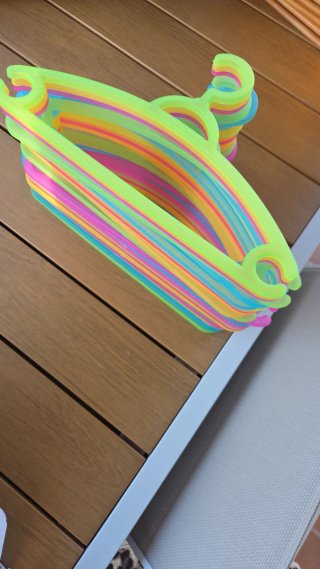 60 appendiabiti in plastica per bambini (confezione)
