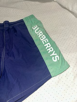 Bañador Burberry Azul y Verde
