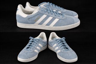 Adidas Gazelle Azul Claro Hombre