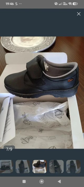 Zapatos de cocina Dian negros