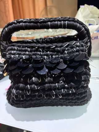Borsa uncinetto fatta a mano Clucth bag