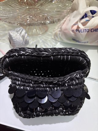 Borsa uncinetto fatta a mano Clucth bag