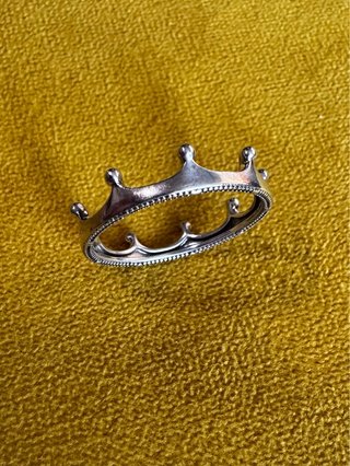 Anillo Pandora Corona Plata 925 Talla 60