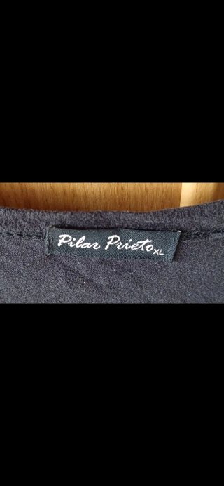 Pilar Prieto Blusa Estampada Talla M