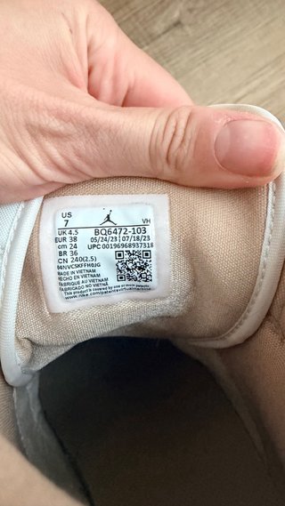 Nike Jordan 1 Mid Beige/Bianco