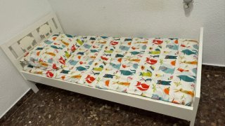 Cama infantil IKEA Kritter blanca