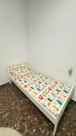 Cama infantil IKEA Kritter blanca