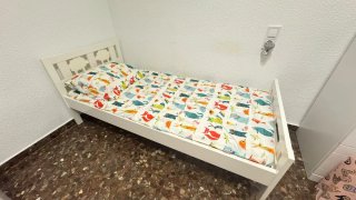 Cama infantil IKEA Kritter blanca